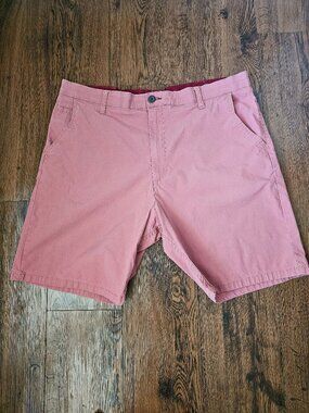 Wrangler Outdoor Pink Chino Shorts Men’s Size 40 Stretch Casual Shorts